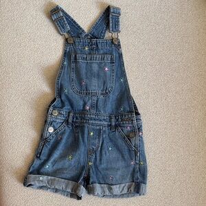 GAP Kids Denim Overalls with Colorful Stars